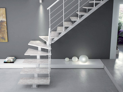 ESCALIERS DROITS ET TOURNANT