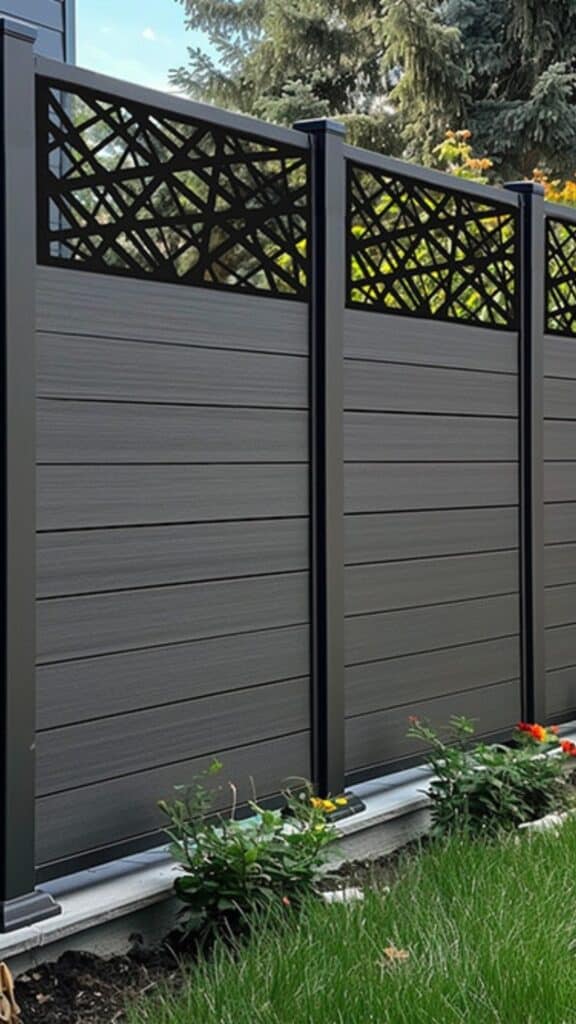 CLÔTURE-PANNEAU DÉCORATIFS EN ALUMINIUM – Image 2